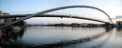 Die Dreiländerbrücke in Weil am Rhein
