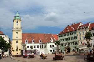 Eine Kirche in der slowakischen Hauptstadt Bratislava