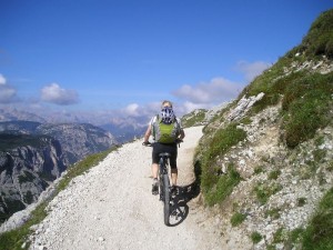 Fahrrad Radtour in den Bergen