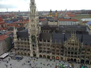 Der Marienplatz in München