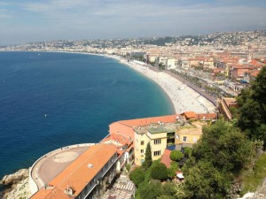 Strand von Nizza an der Cote d´Azur