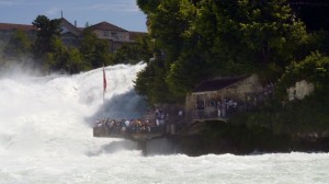 Die Rheinfall Wasserfälle in Schaffhausen