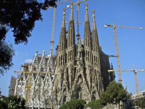 Die Sagrada Familia in Barcelona