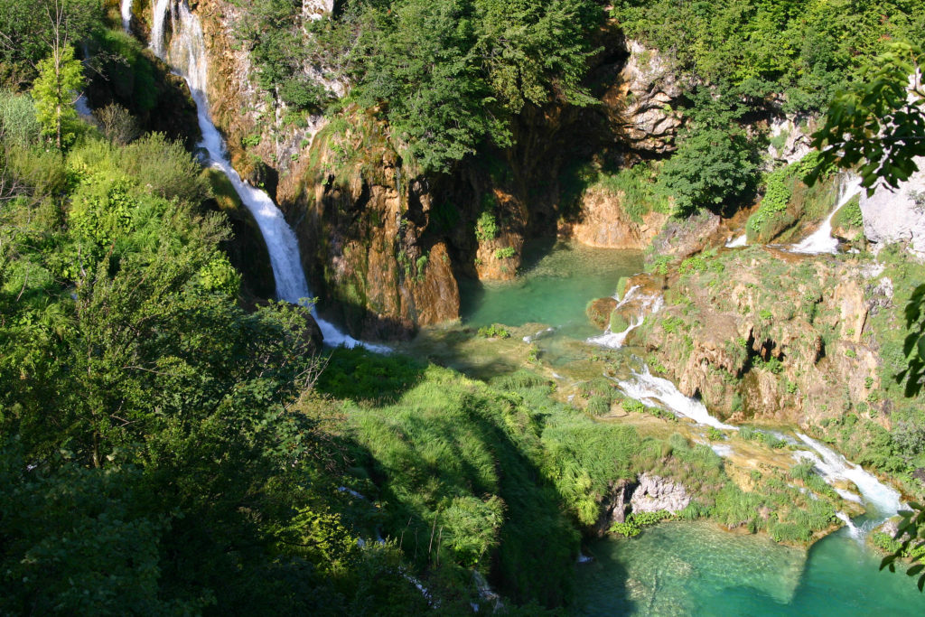 Wasserfälle von den Plitvicer Seen