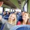 Selfie im Fernbus
